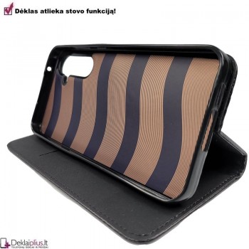 Telone dirbtinos odos dėklas - juodas (Samsung A55 5G) Telone dirbtinos odos dėklas - juodas (Samsung A55 5G)